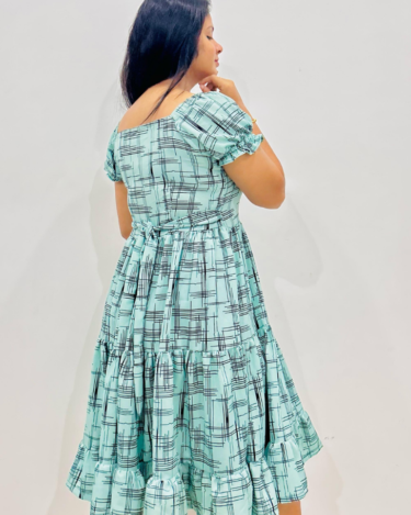 Alternative view of Green Breeze Tiered Princess Dress