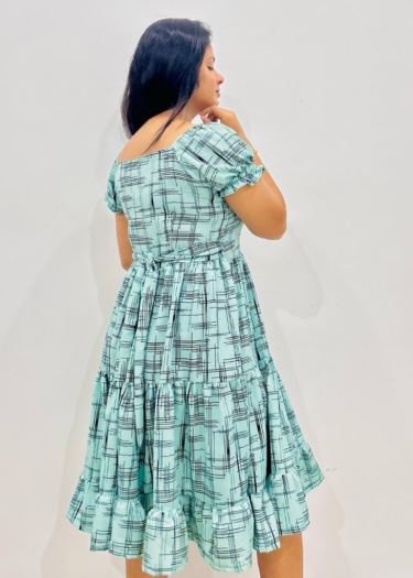 Alternative view of Green Breeze Tiered Princess Dress