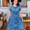 Denim Pocket Dress - Image 2